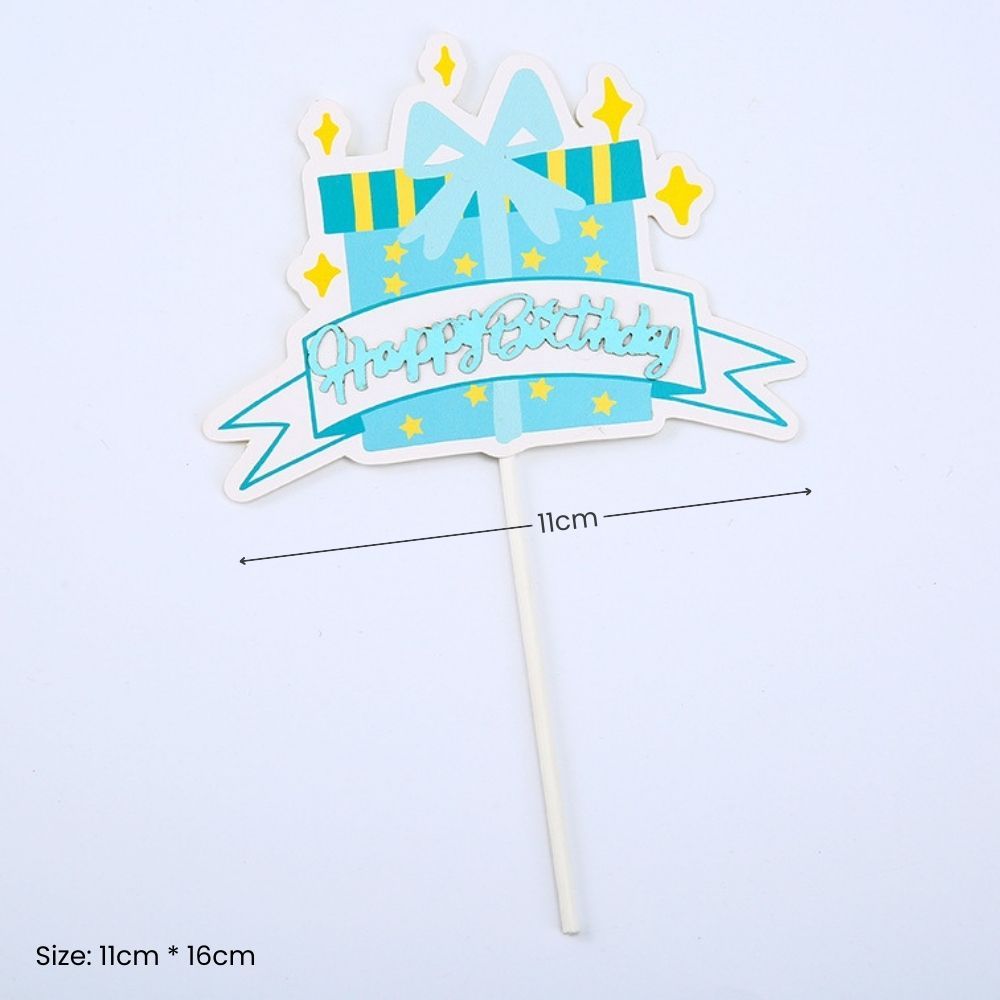 Cute Design Happy Birthday Cake Topper for Birthday Cake Decoration