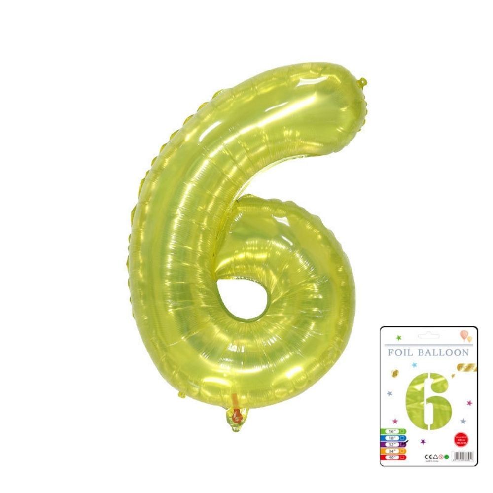 All 40inch Crystal Jelly Number Balloons Party Decorations for Birthday