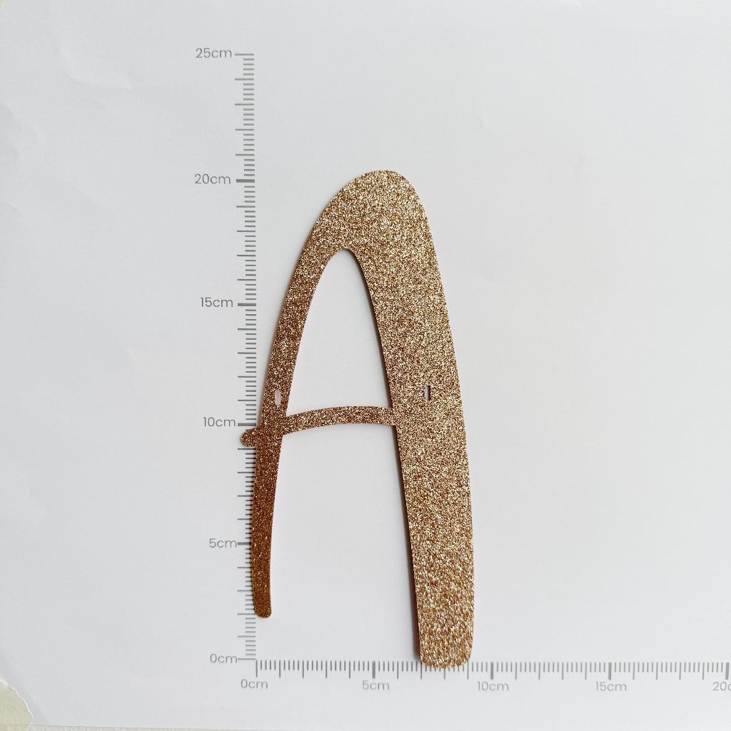 Happy Birthday Banner Rose Gold Custom Cursive Glitter Script Banner for Birthday Party