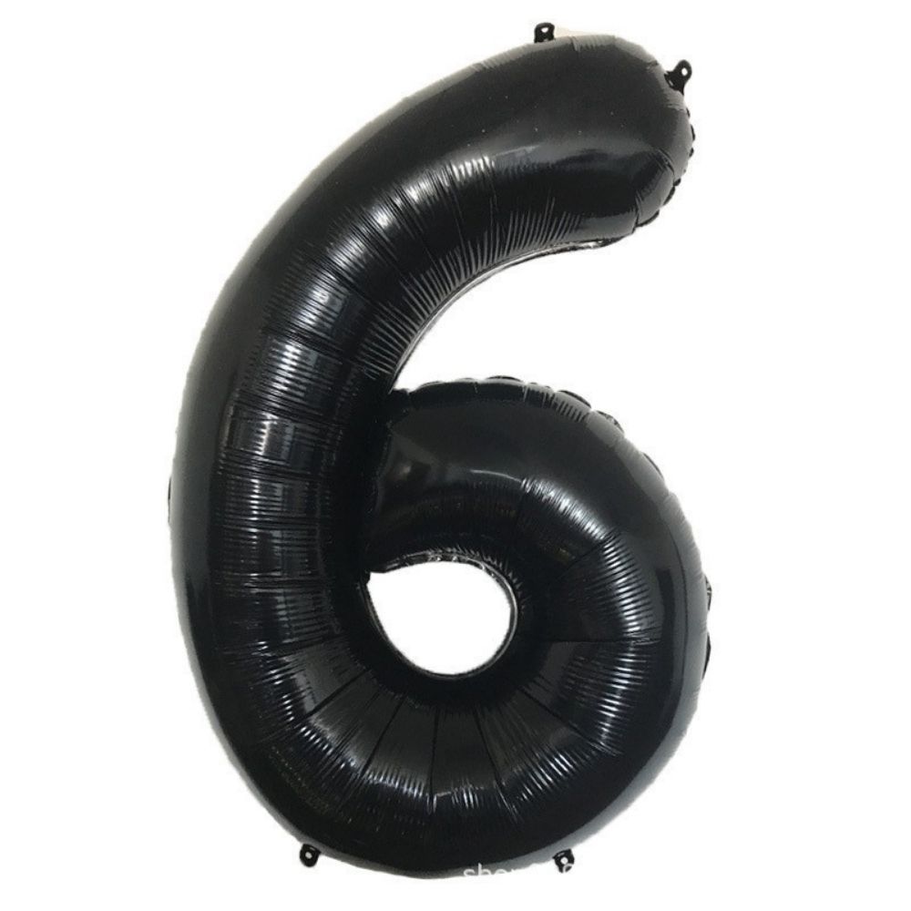 40 inch Black Number Balloon Birthday Balloon for Party Decoration