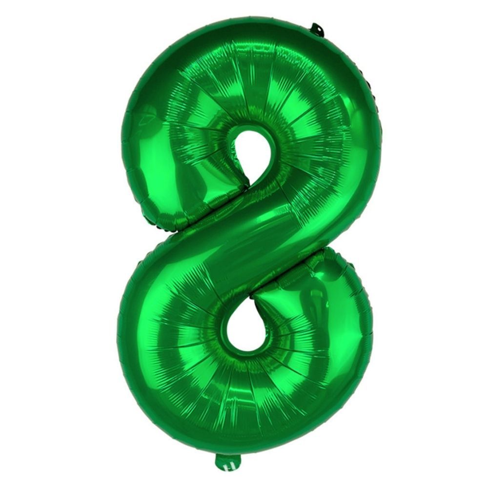 40 inch Dark Green Number Balloon Birthday Balloon for Party Decoration