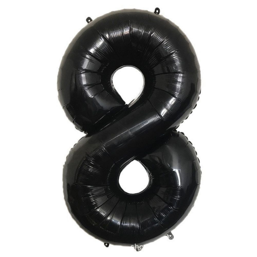 40 inch Black Number Balloon Birthday Balloon for Party Decoration