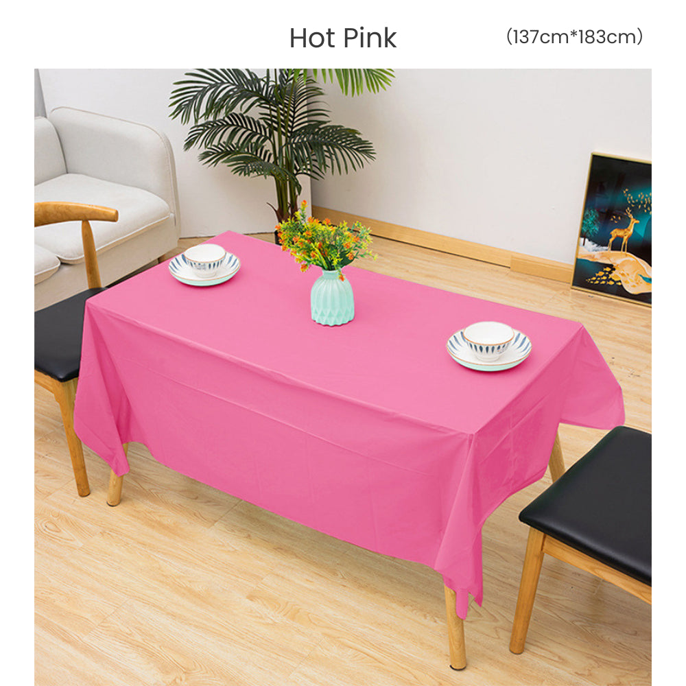Disposable waterproof table cover table cloth for birthday party wedding events