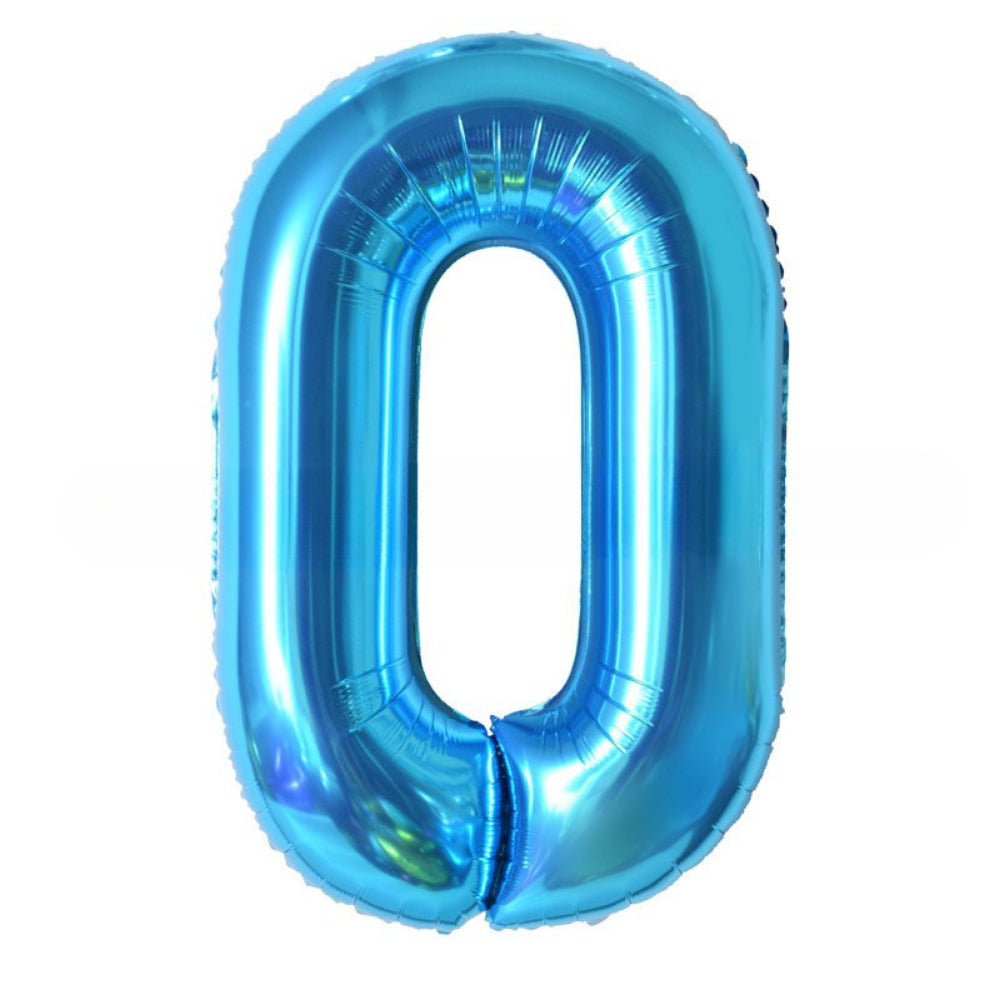 40 inch Blue Number Balloon Birthday Balloon for Party Decoration