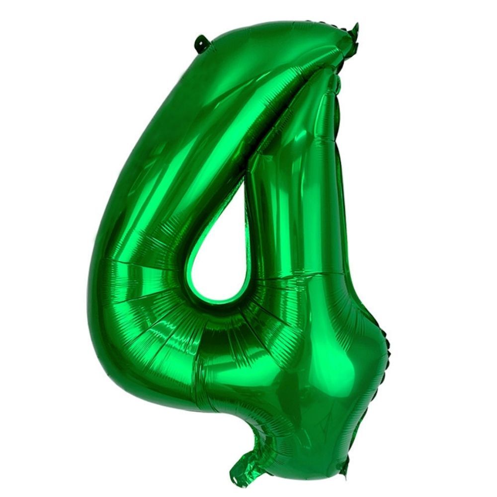 40 inch Dark Green Number Balloon Birthday Balloon for Party Decoration
