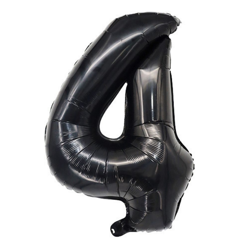 40 inch Black Number Balloon Birthday Balloon for Party Decoration
