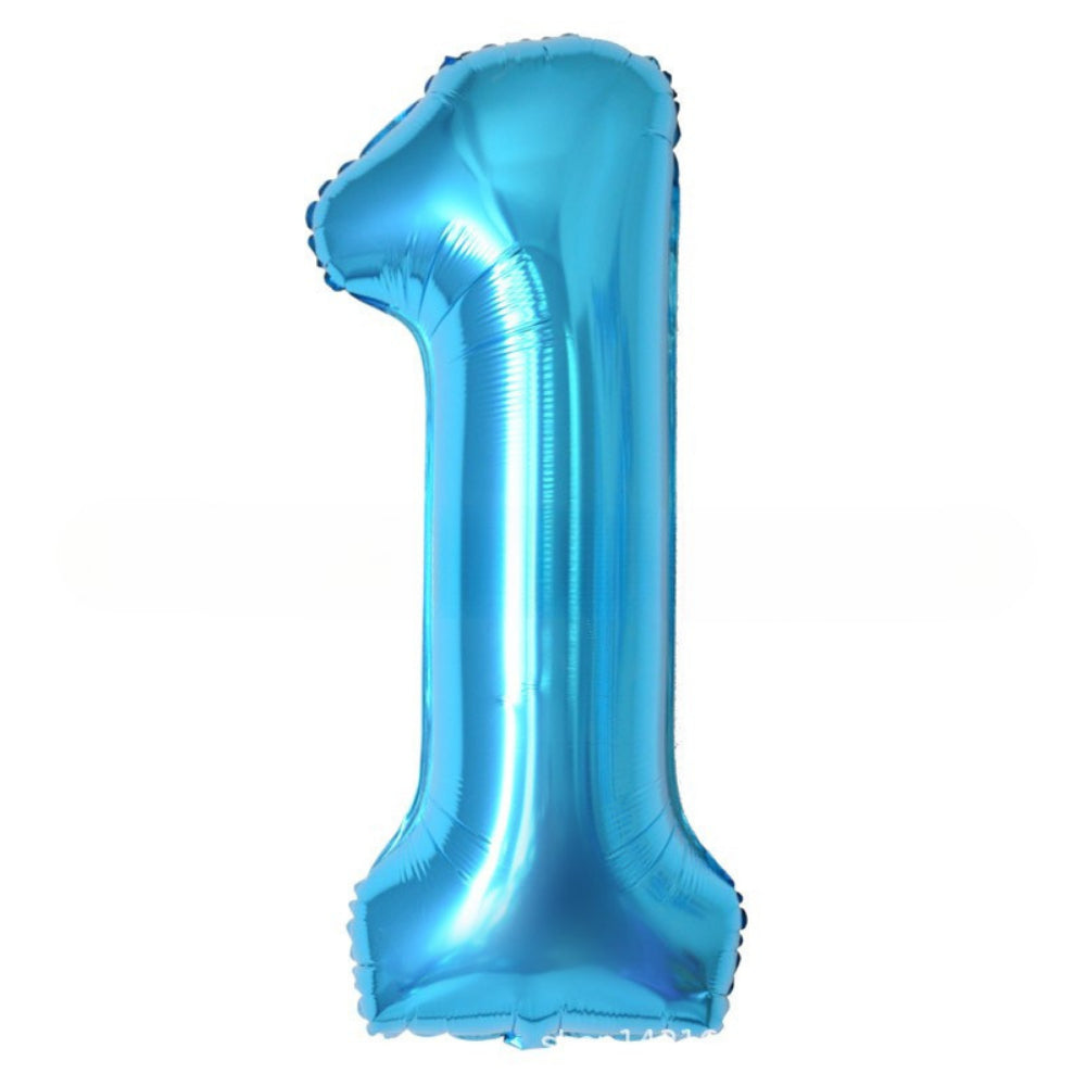40 inch Blue Number Balloon Birthday Balloon for Party Decoration