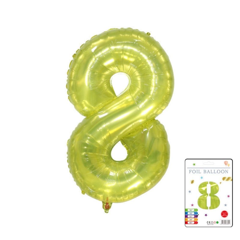 All 40inch Crystal Jelly Number Balloons Party Decorations for Birthday