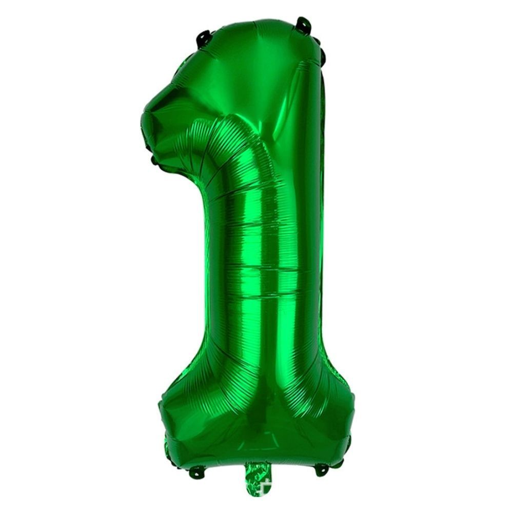 40 inch Dark Green Number Balloon Birthday Balloon for Party Decoration