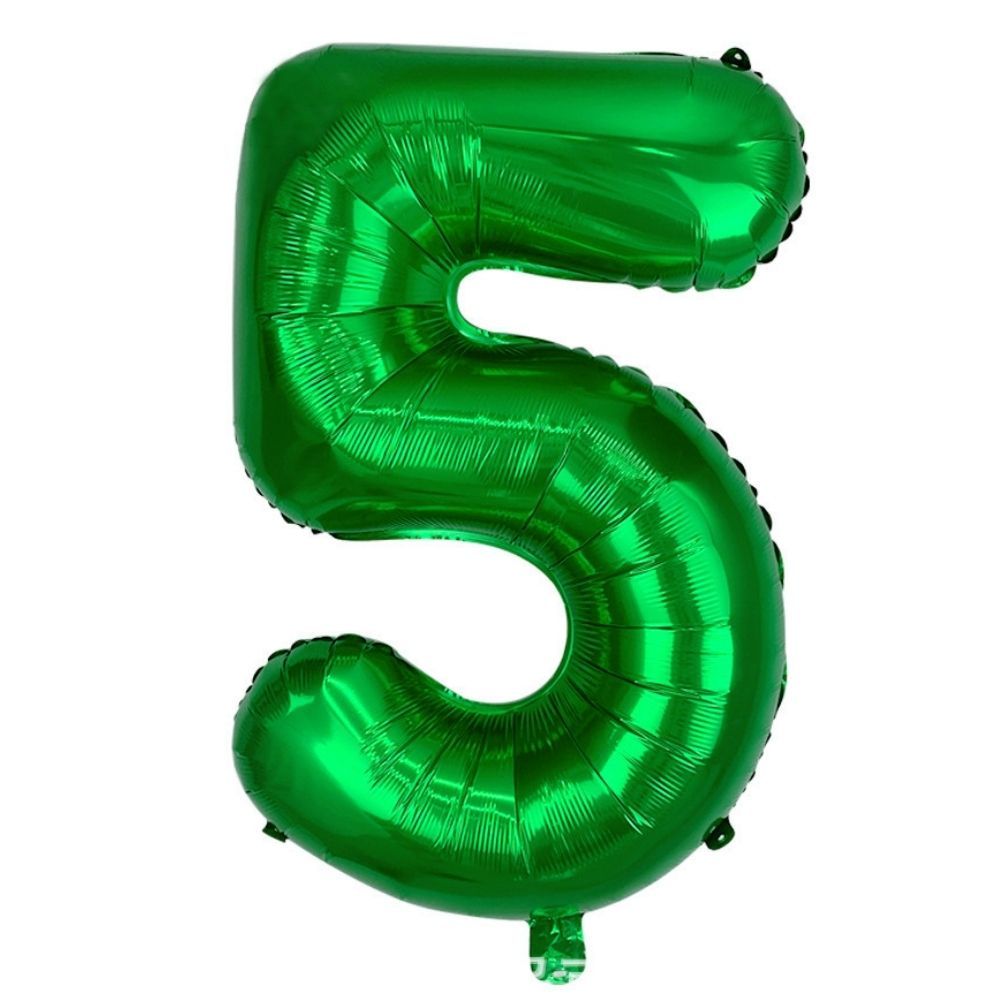 40 inch Dark Green Number Balloon Birthday Balloon for Party Decoration