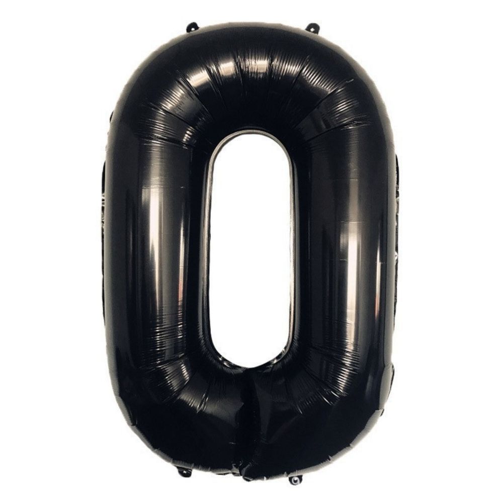 40 inch Black Number Balloon Birthday Balloon for Party Decoration