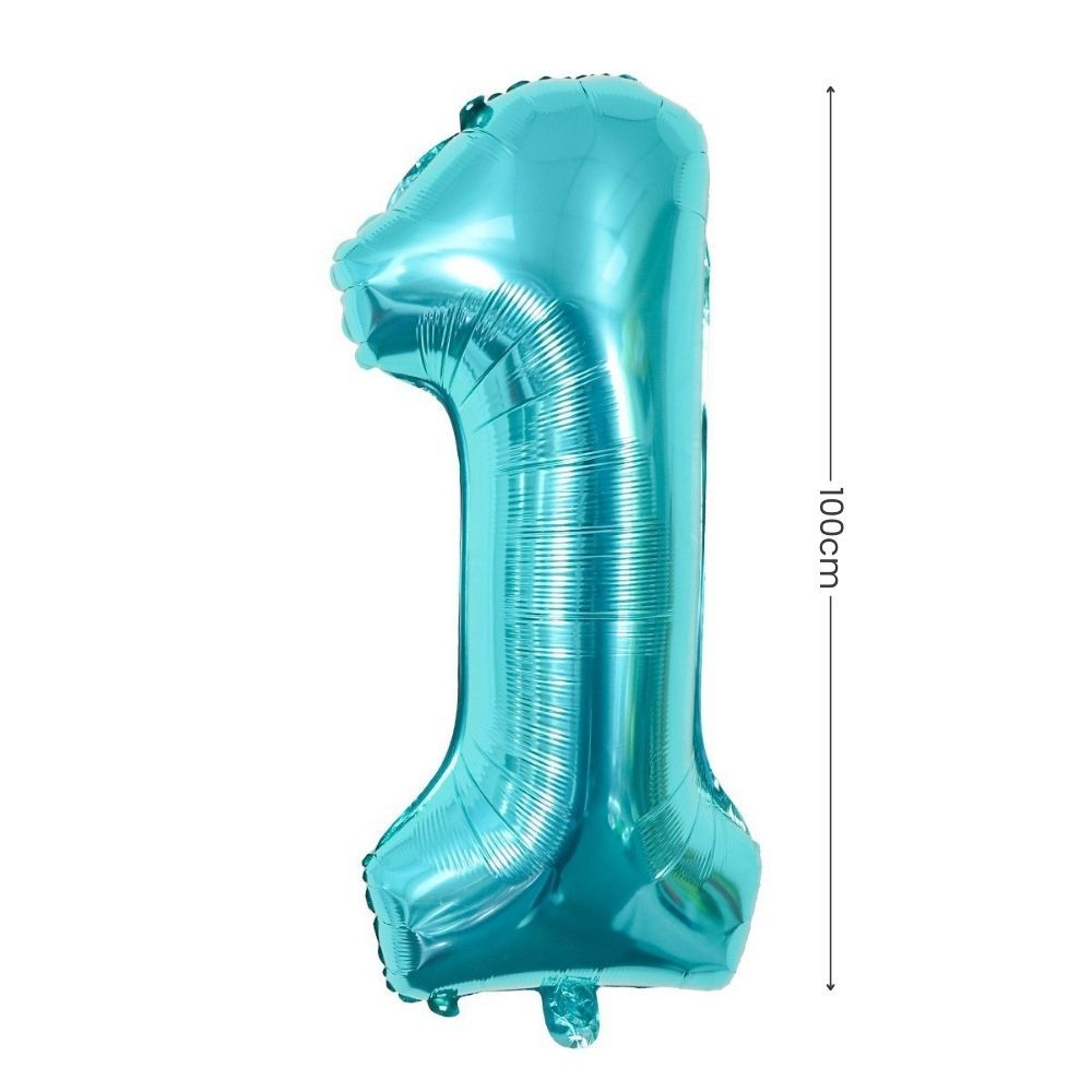 40 inch Emerald Green Number Balloon Birthday Balloon for Party Decoration