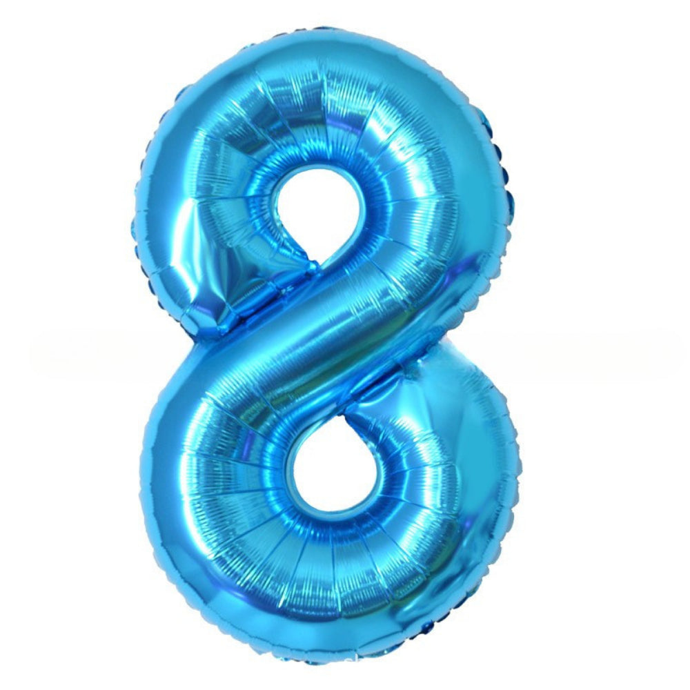 40 inch Blue Number Balloon Birthday Balloon for Party Decoration