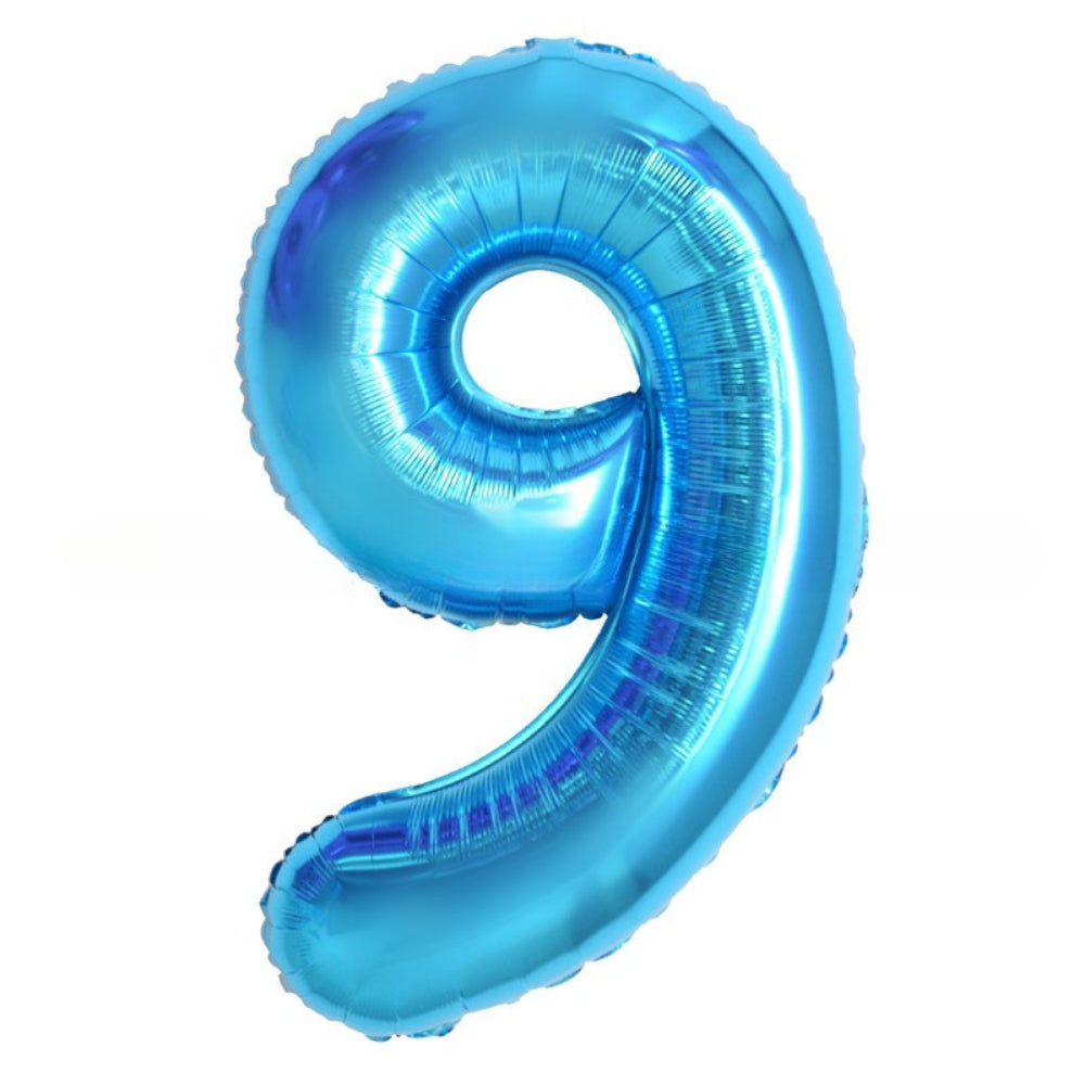 40 inch Blue Number Balloon Birthday Balloon for Party Decoration