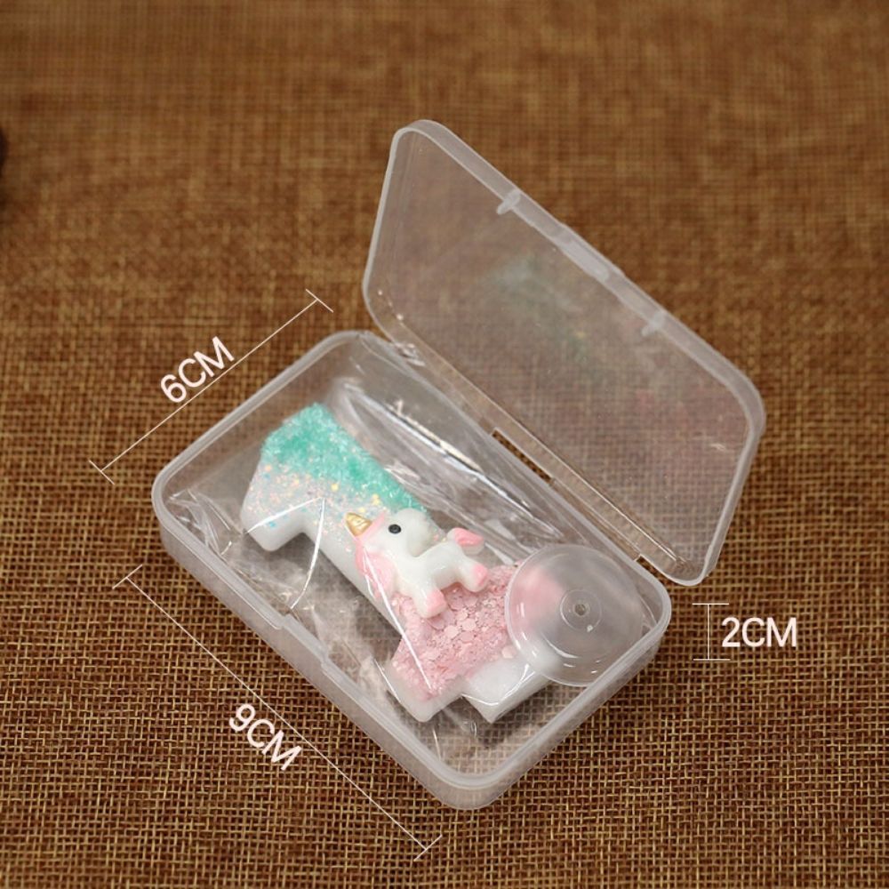 Fancy Cute Unicorn Number Candle for birthday party cake decoration