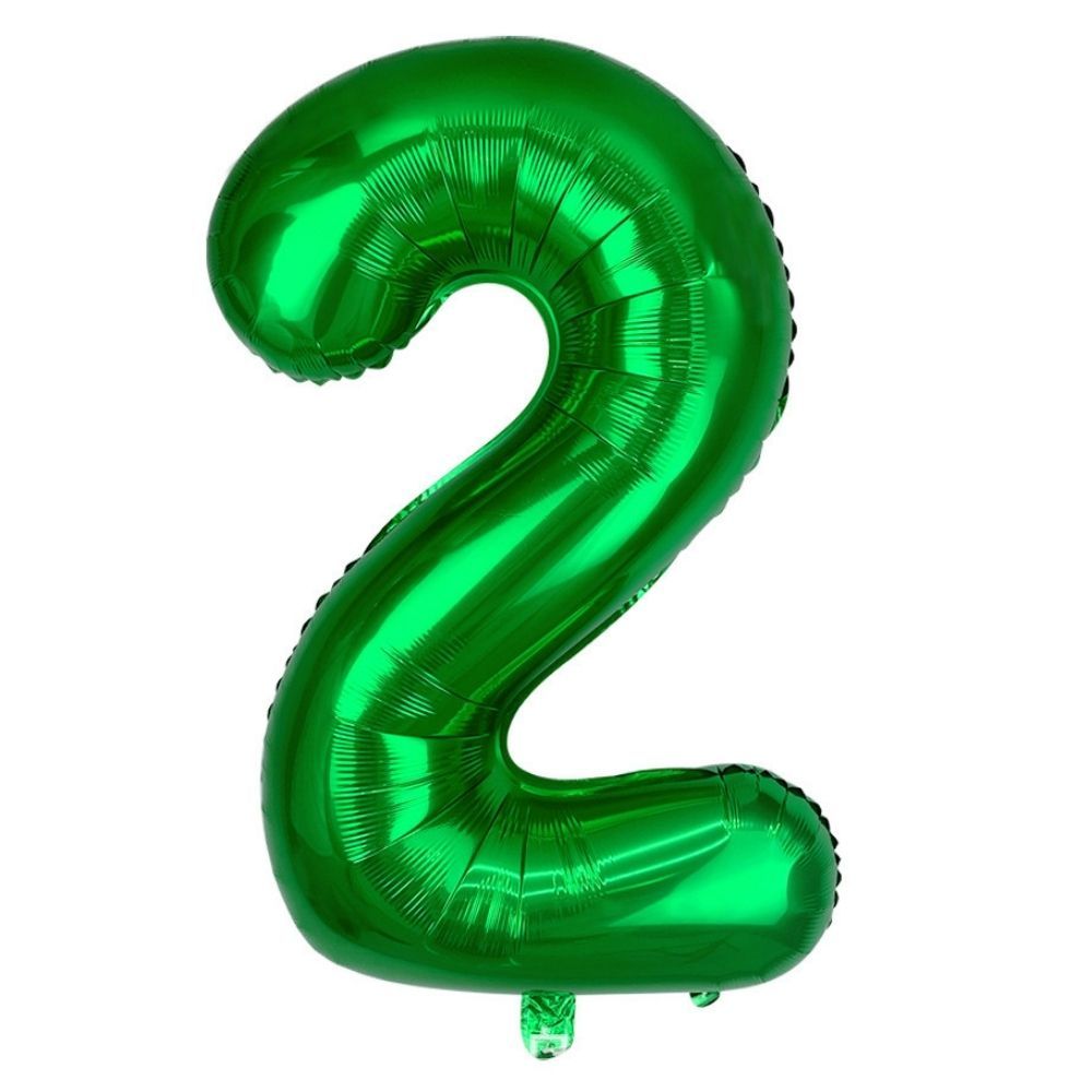 40 inch Dark Green Number Balloon Birthday Balloon for Party Decoration