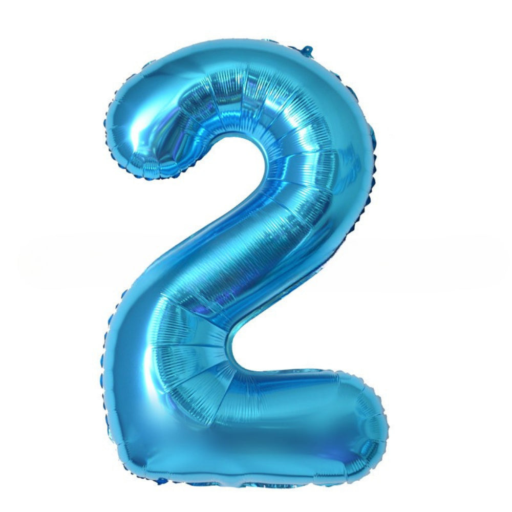 40 inch Blue Number Balloon Birthday Balloon for Party Decoration