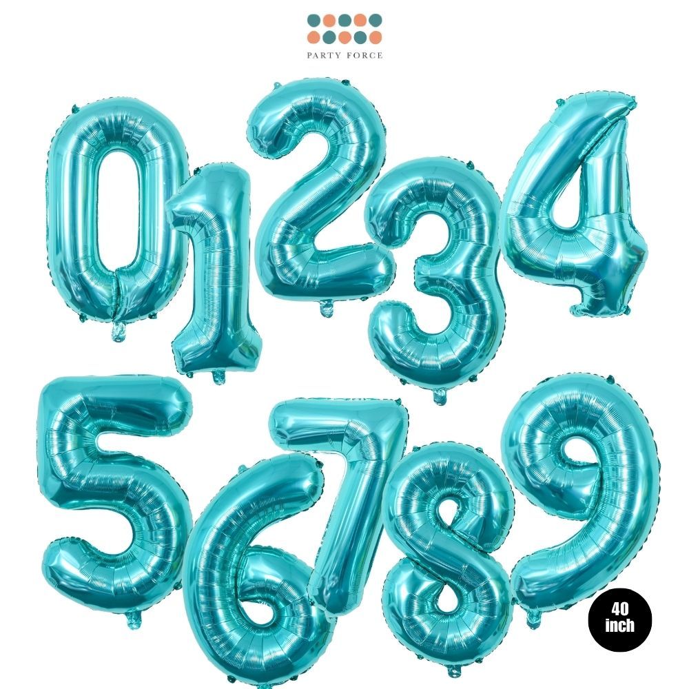 40 inch Emerald Green Number Balloon Birthday Balloon for Party Decoration