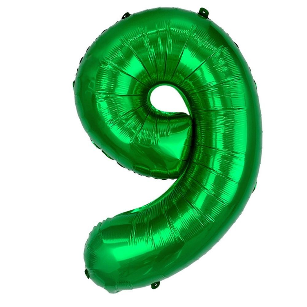 40 inch Dark Green Number Balloon Birthday Balloon for Party Decoration