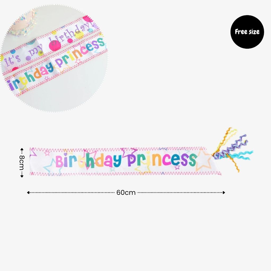 Personalised Princess Theme Birthday Party Decoration