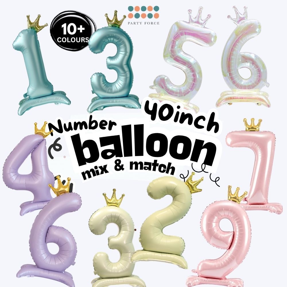All 40 inch Standing Number Balloon