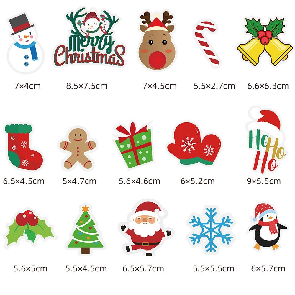 Christmas Cake topper CupCake Topper set