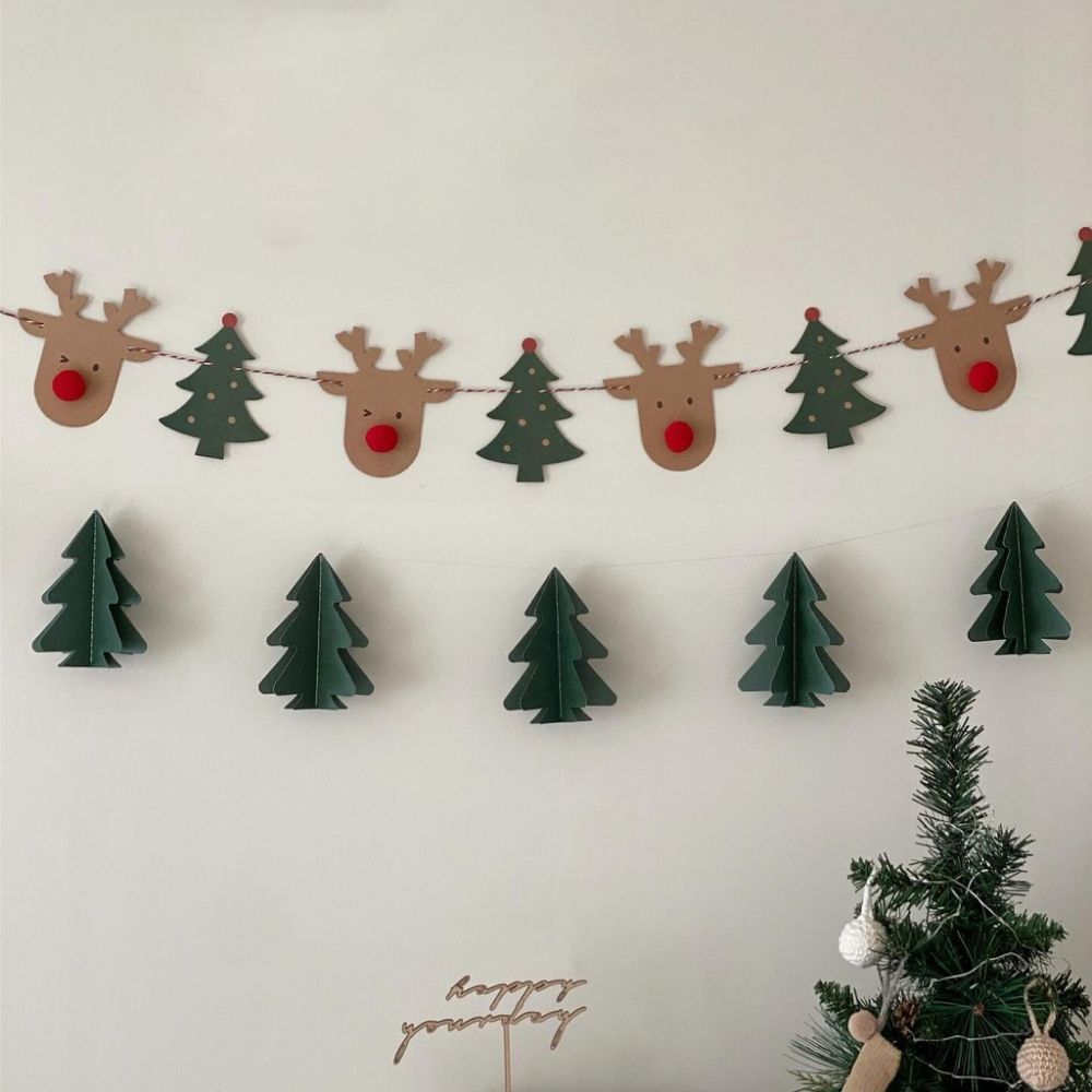 Christmas Banner Garland Decoration Christmas fairy Light