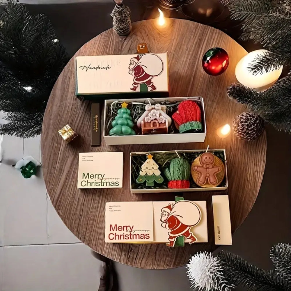 Christmas Scented Candle Creative Gift box Set