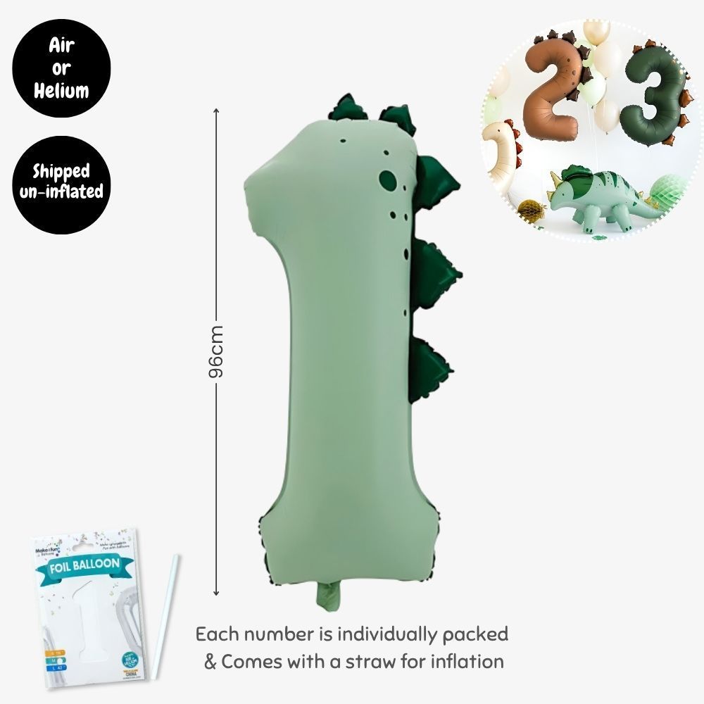 Personalised Dinosaur Theme Birthday Balloon Party Balloon Banner Decoration
