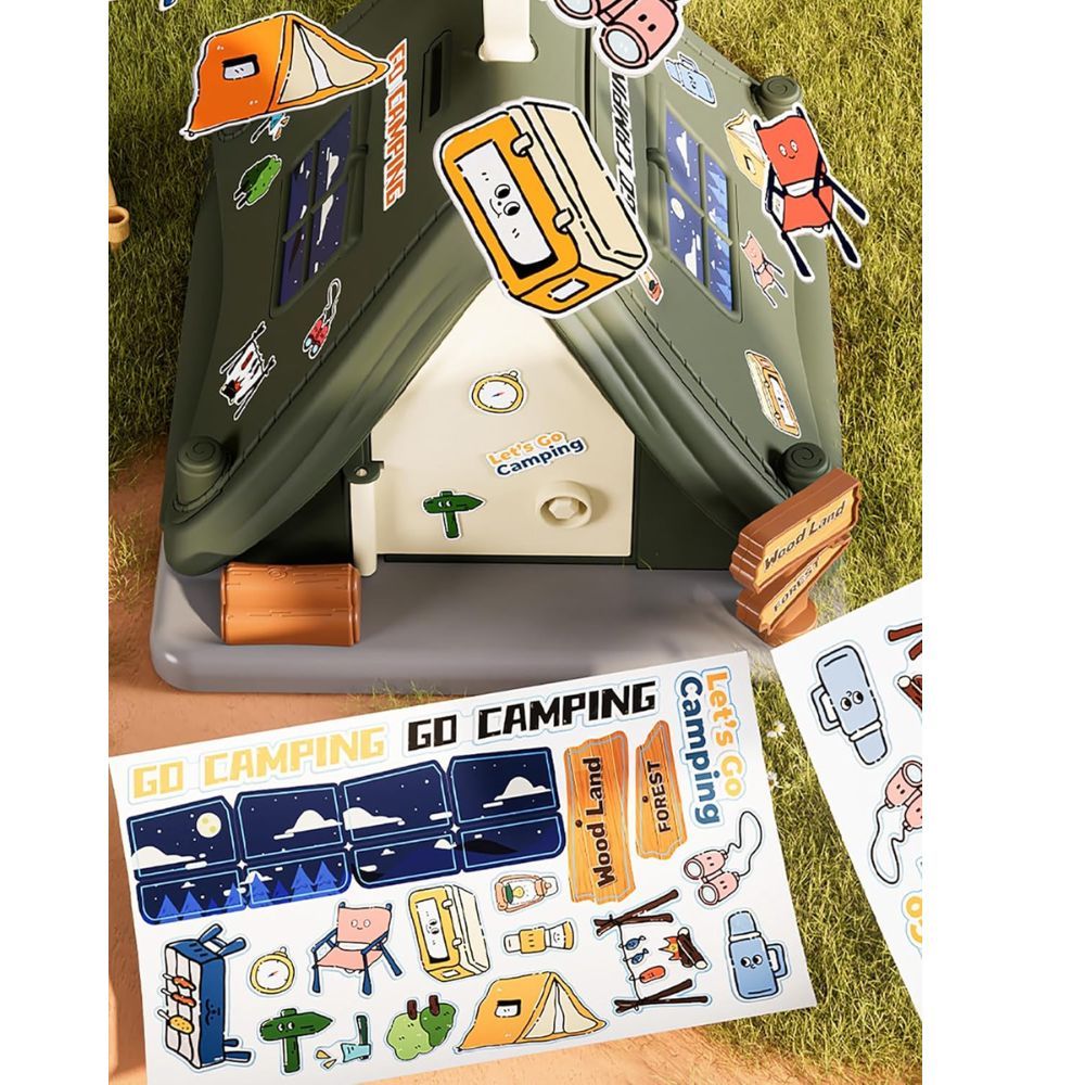 Creative Gift Kids Piggy Bank Gas Station Cafe Piggy Bank for Notes and coins