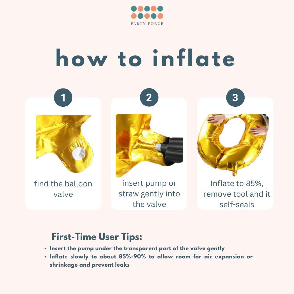 16 inch Baby Blue Baby Pink Number Letter Balloon