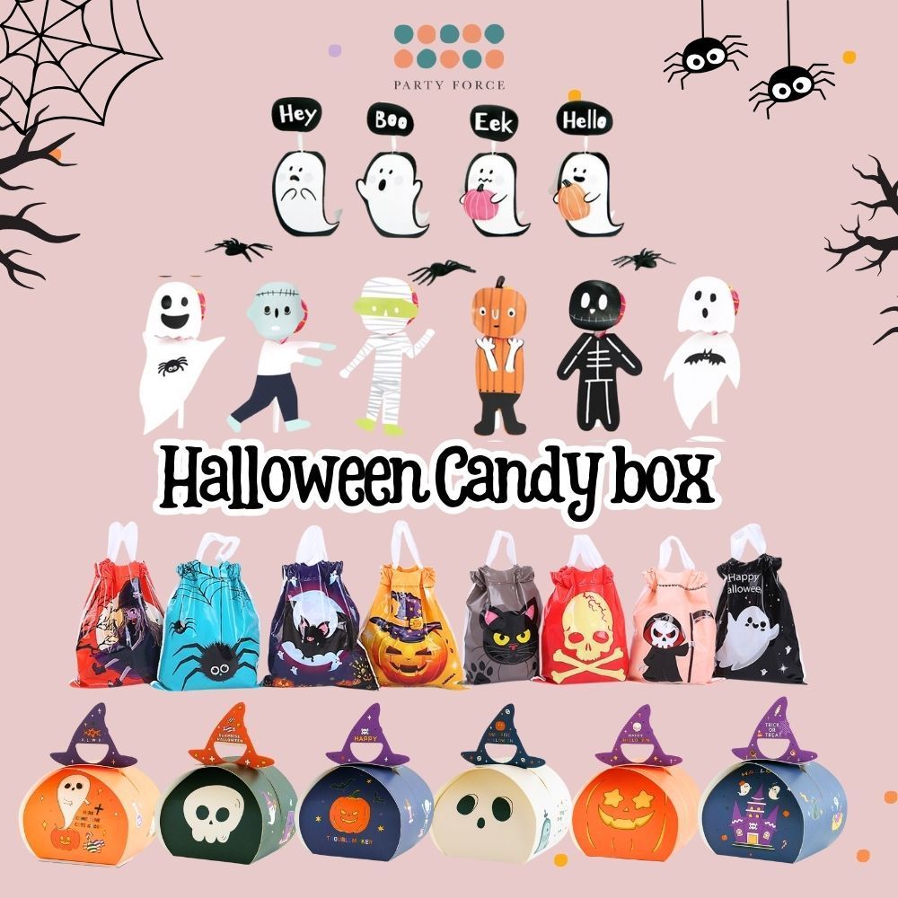 Halloween trick or treat Gift Bag Lollipop Candy Sweet Gift Box