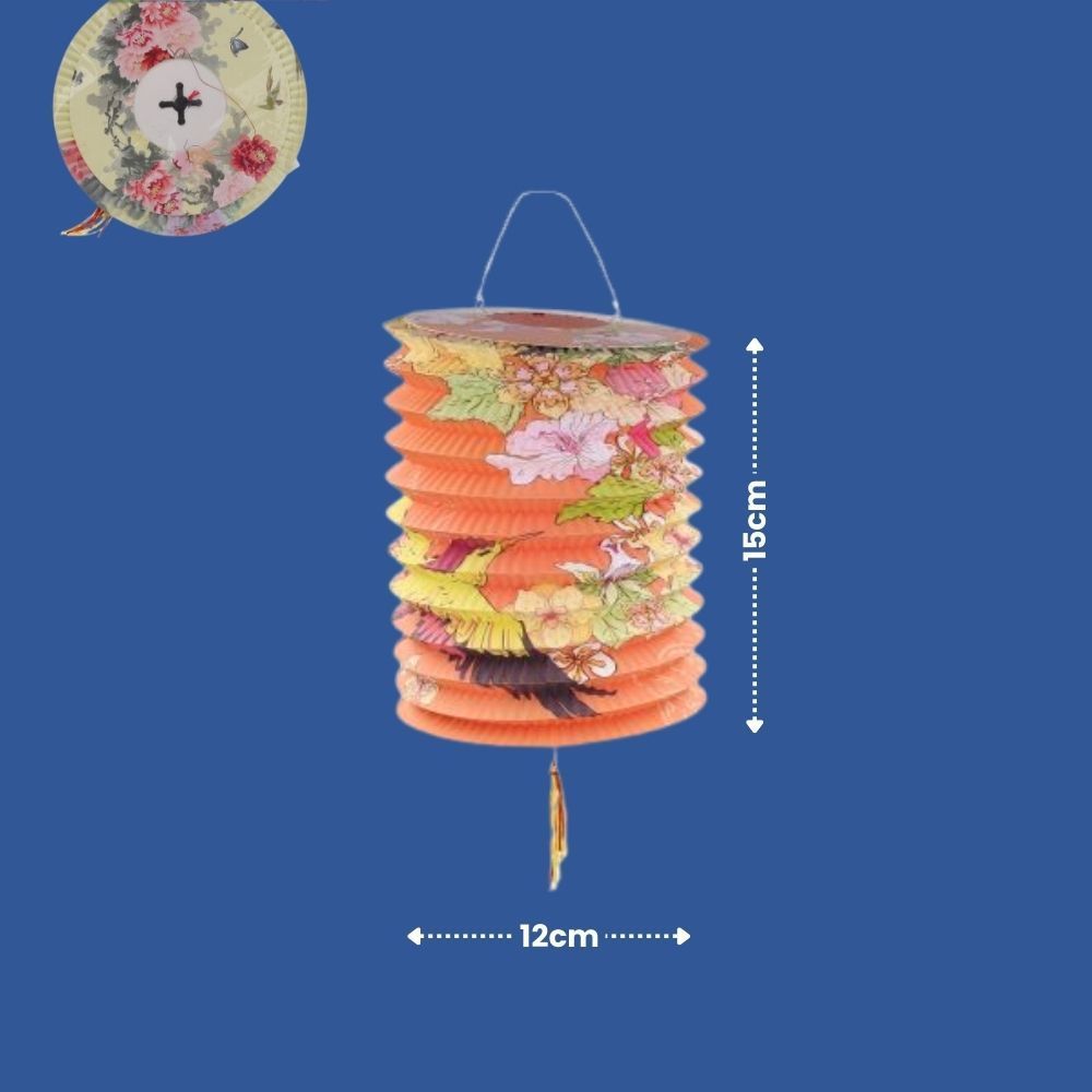 Mid Autumn 6pcs Set Traditional paper lantern candle lantern