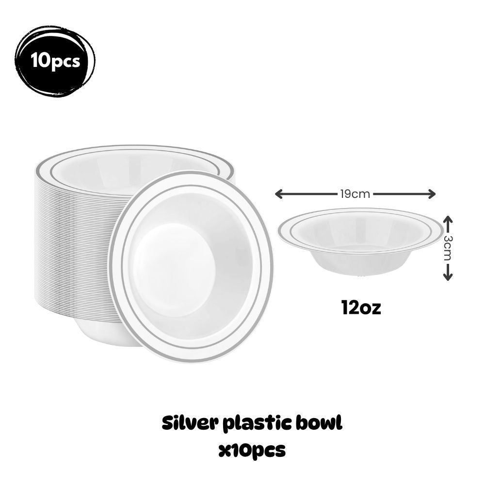 Premium Disposable tableware Cutlery Plates Cups and Napkin Package Birthday Wedding Party buffet