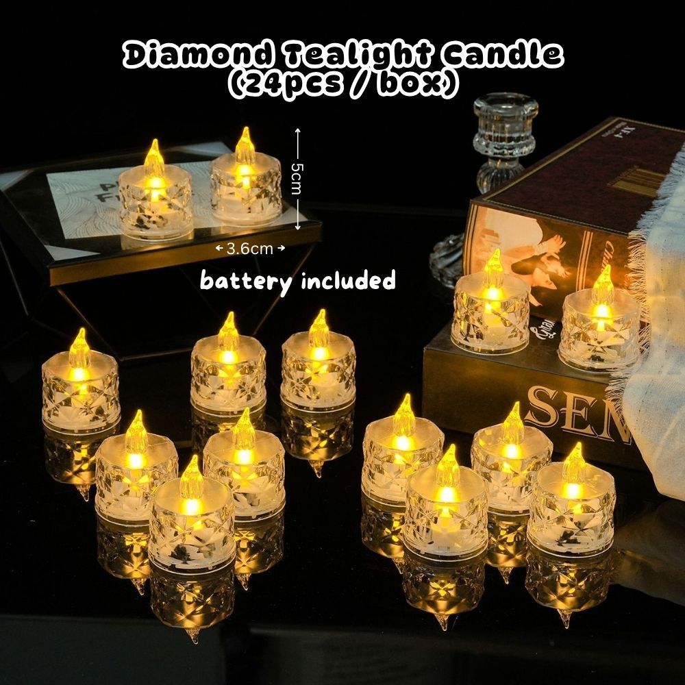 Deepavali Decoration Diwali Candle Banner 3m x 3m drop down curtain light decor