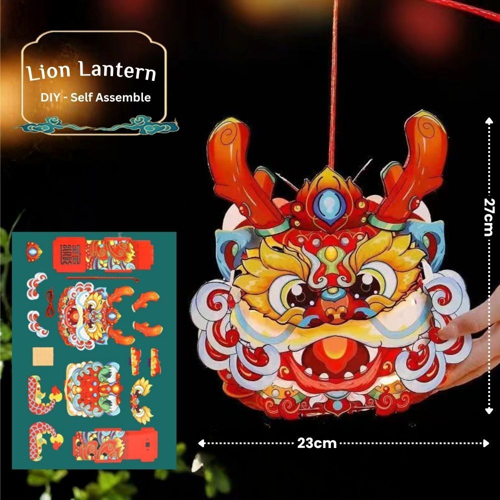 Mid autumn Koi Fish DIY lantern Led light lantern