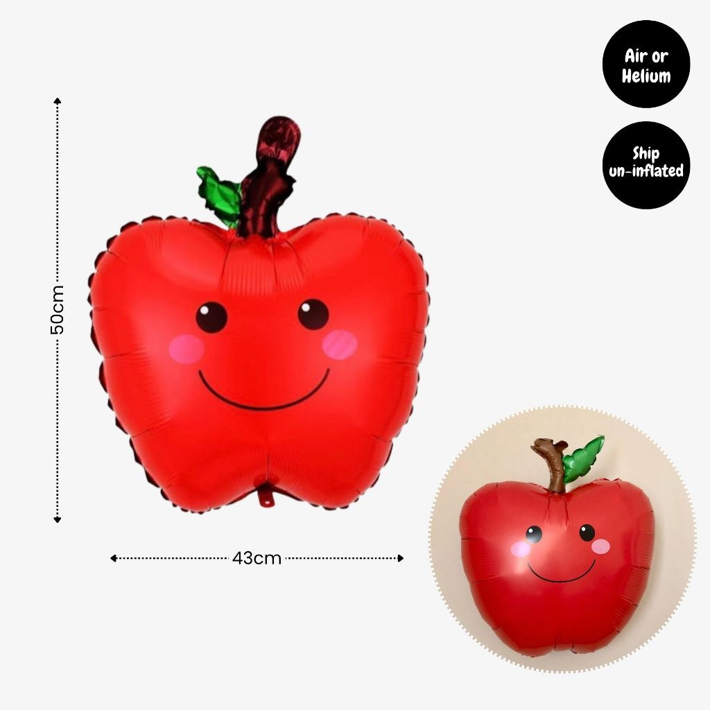 Personalised Fruits and Vegetable Theme Birthday Balloon Party Balloon Banner Decoration