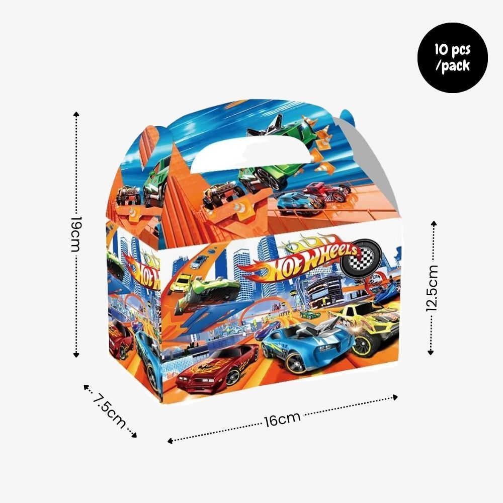Personalised Hot Wheels Racing Theme Birthday Party Balloon Banner Decoration