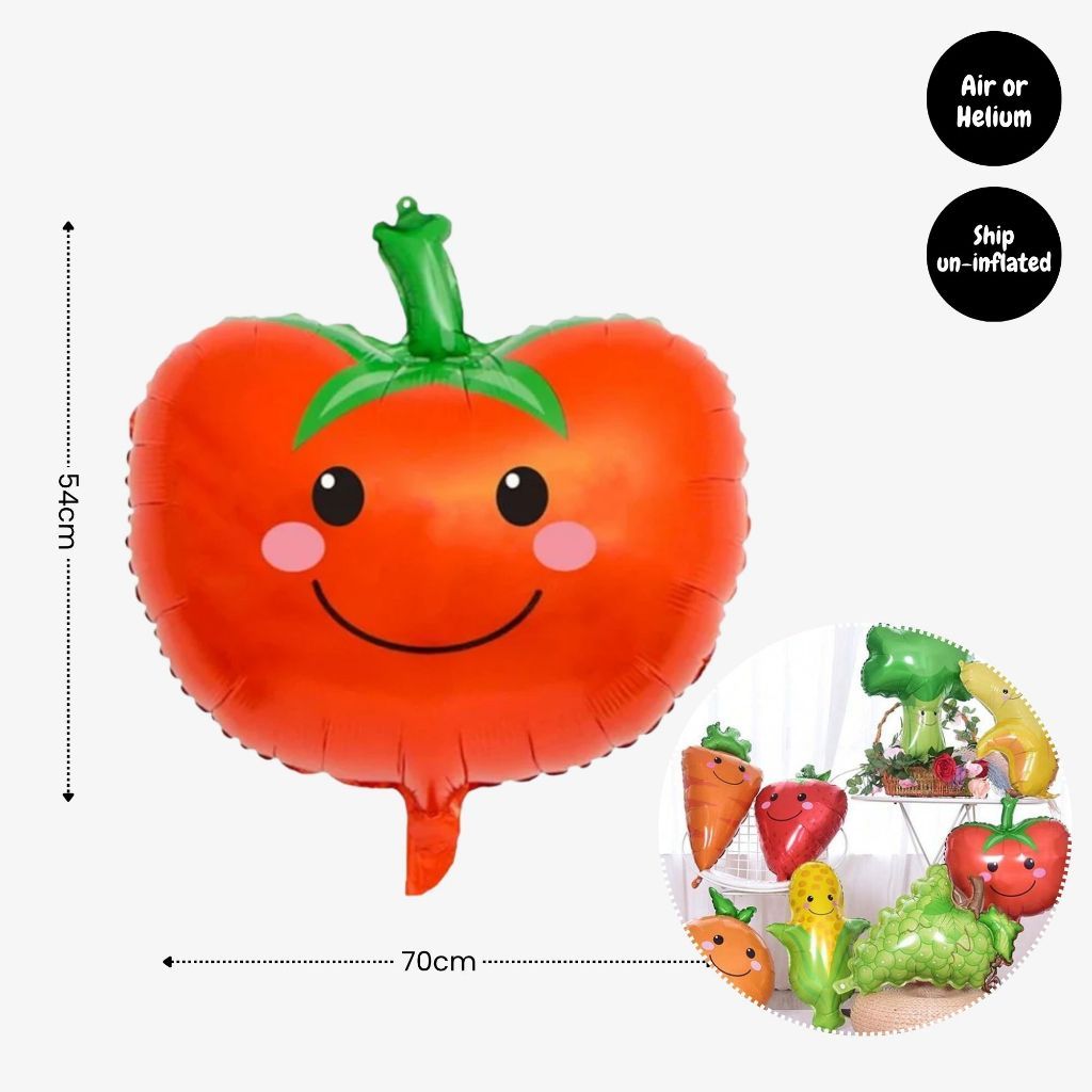 Personalised Fruits and Vegetable Theme Birthday Balloon Party Balloon Banner Decoration