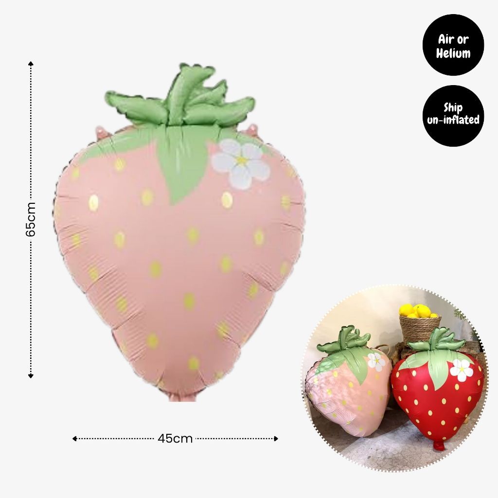 Personalised Fruits and Vegetable Theme Birthday Balloon Party Balloon Banner Decoration