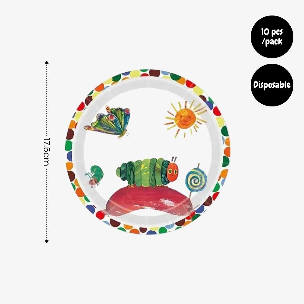 Personalised Hungry Caterpillar Theme Birthday Balloon Party Balloon Banner Decoration