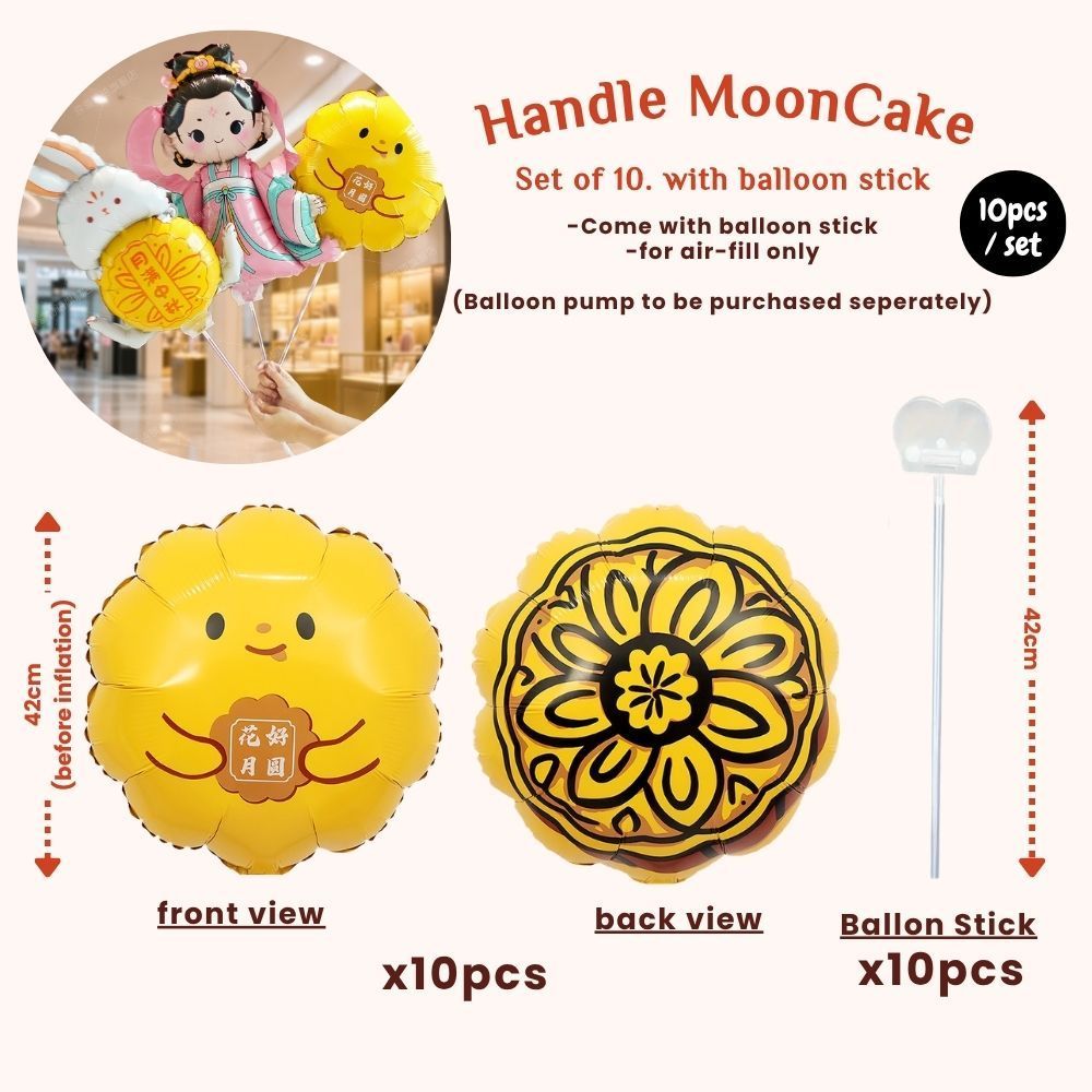 Mid Autumn Festival Handheld Balloon for promotions and events Goodie bag