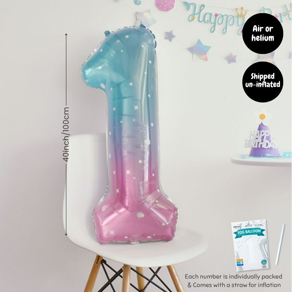 Rainbow Colour Theme Birthday Banner Balloon Candle Party Decoration