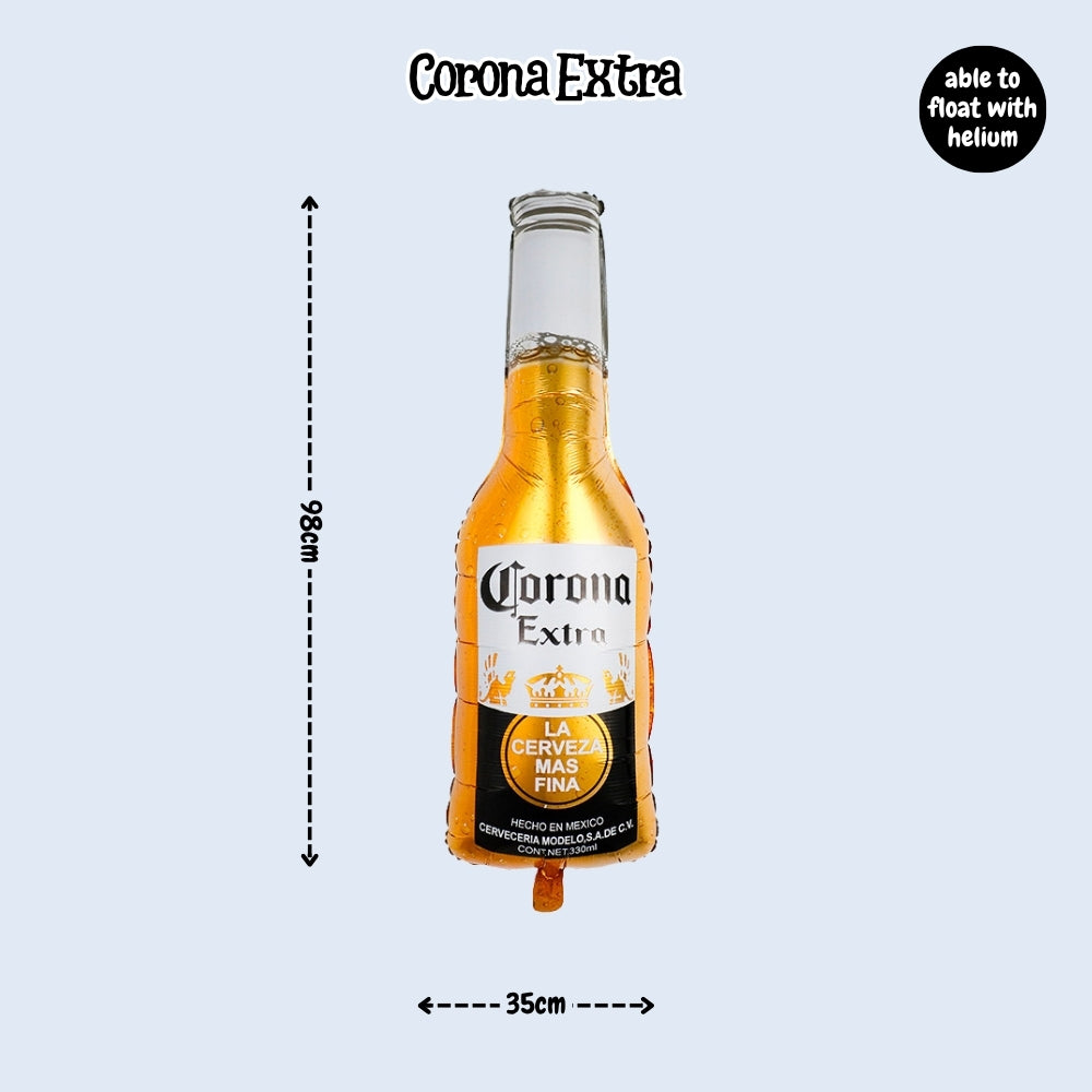 Large Size Champagne Whisky bear foil balloon for birthday party decoration