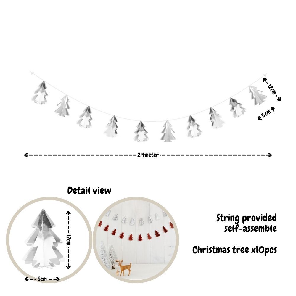 Christmas Banner Garland Decoration Christmas fairy Light