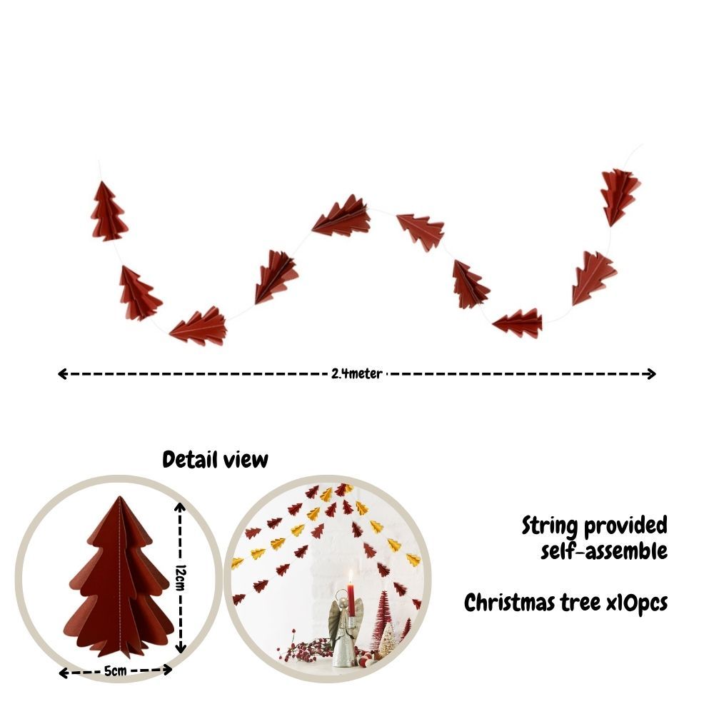 Christmas Banner Garland Decoration Christmas fairy Light