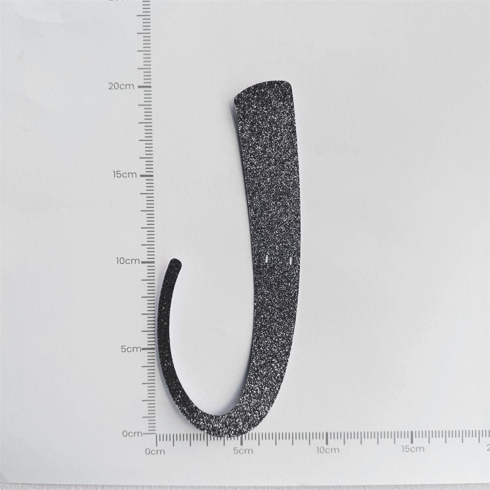 [SG Instock[ Customised Cursive Banner Glitter Black Script Font Custom Banner Happy Birthday Banner