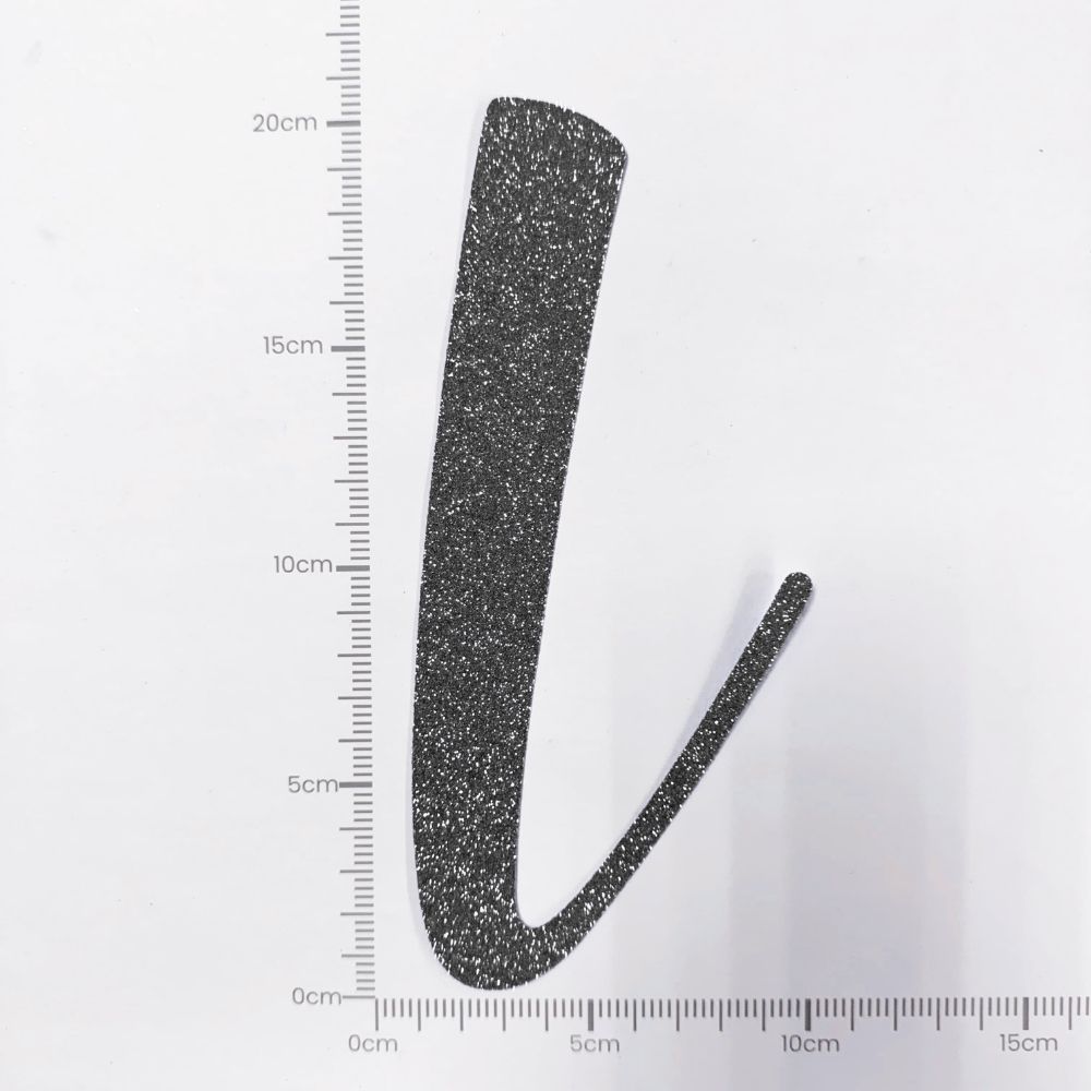 [SG Instock[ Customised Cursive Banner Glitter Black Script Font Custom Banner Happy Birthday Banner