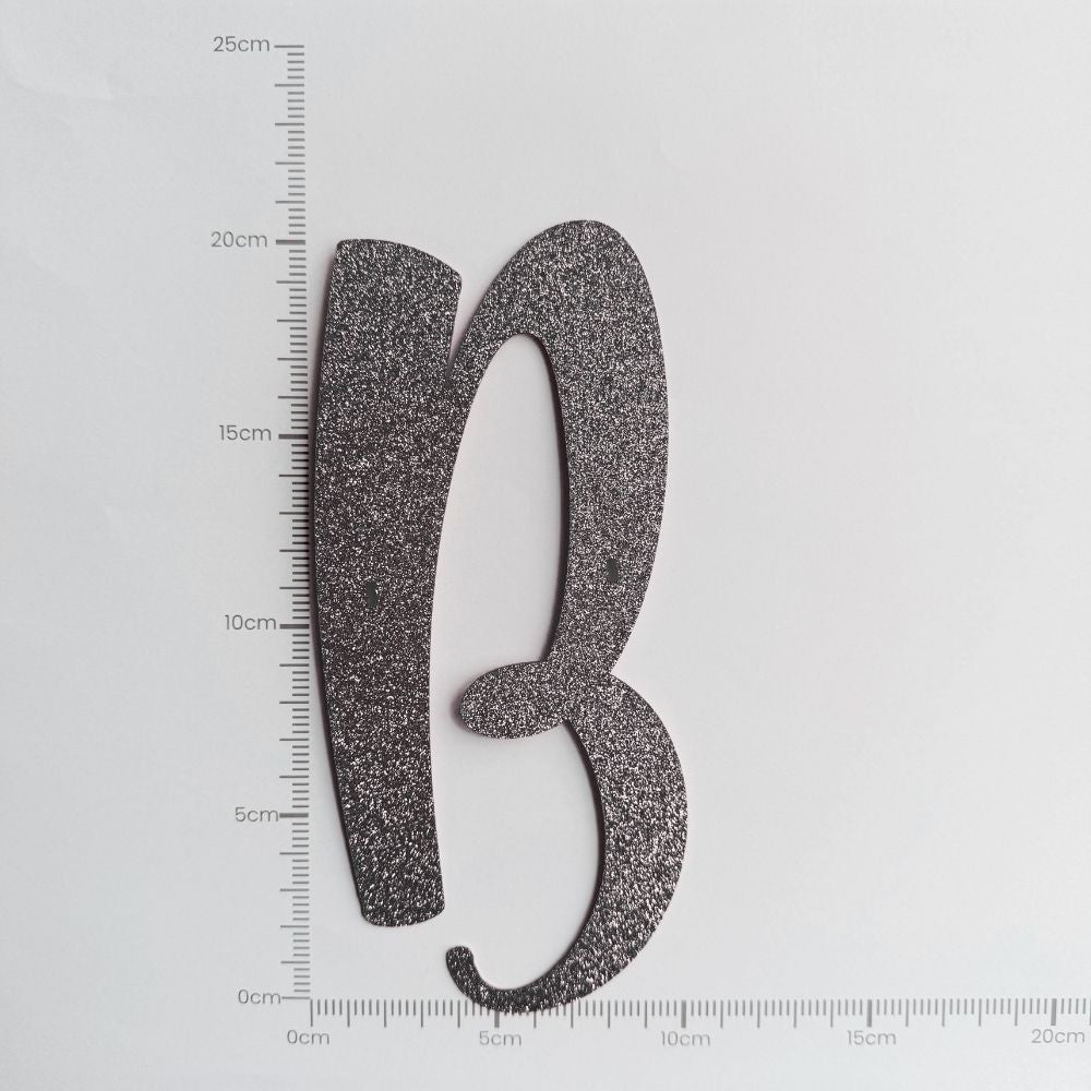 [SG Instock[ Customised Cursive Banner Glitter Black Script Font Custom Banner Happy Birthday Banner