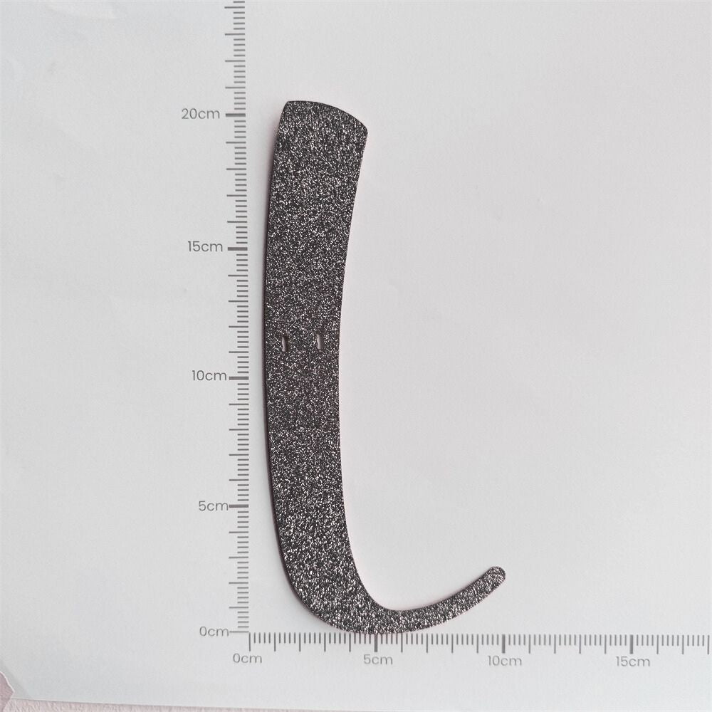 [SG Instock[ Customised Cursive Banner Glitter Black Script Font Custom Banner Happy Birthday Banner